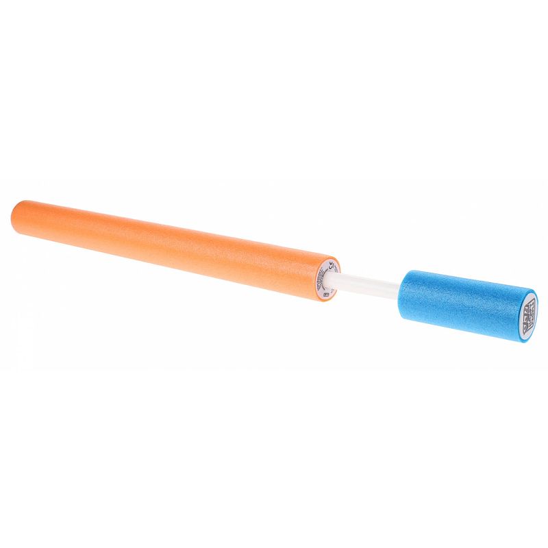 Foto van Waterzone waterpistool junior 54 x 4 cm foam oranje/blauw