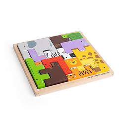 Foto van Bigjigs animal lock-a-block