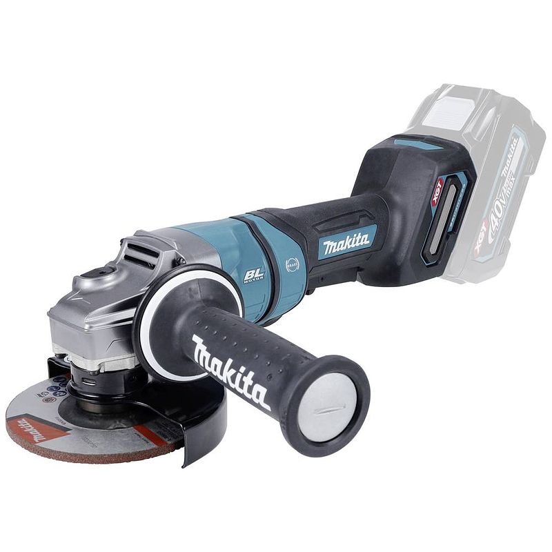 Foto van Makita ga050gz haakse accuslijper 125 mm brushless, zonder accu, zonder lader 2300 w 40 v