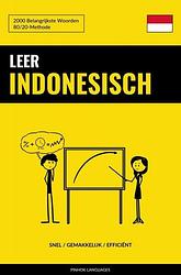 Foto van Leer indonesisch - snel / gemakkelijk / efficiënt - pinhok languages - paperback (9789403632599)
