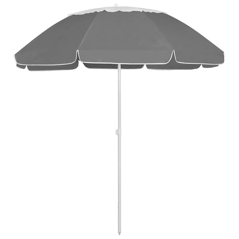 Foto van Vidaxl strandparasol 300 cm antracietkleurig