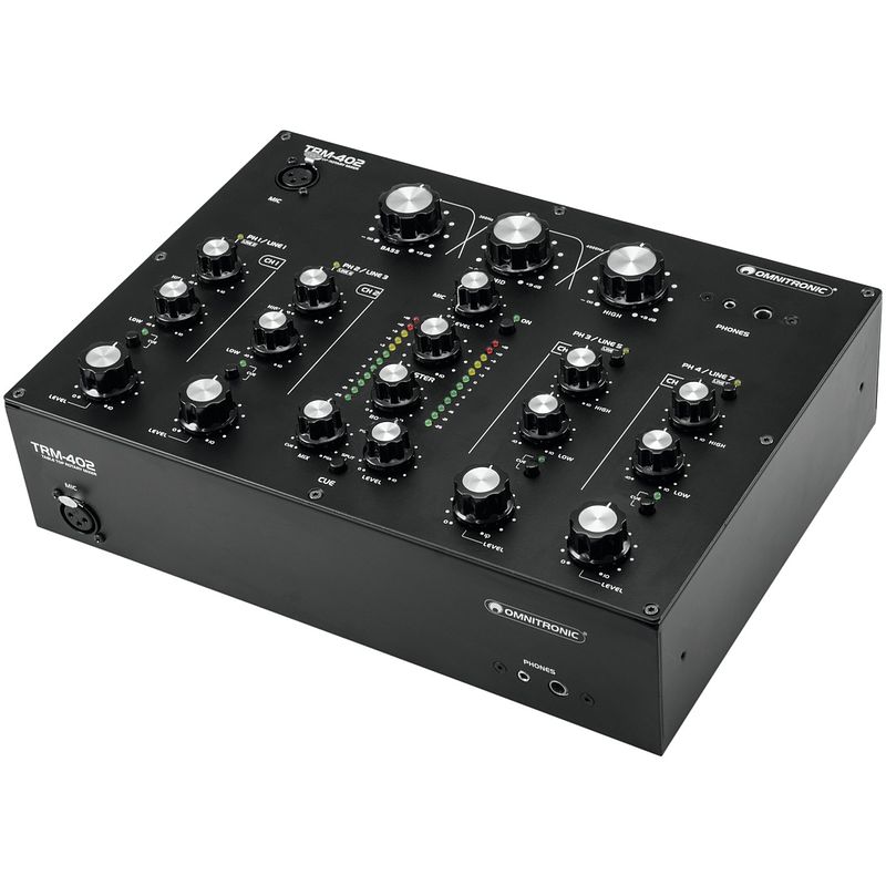 Foto van Omnitronic trm-402 4-kanaals rotary mixer