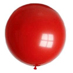 Foto van Mega ballon rood 90 cm - ballonnen