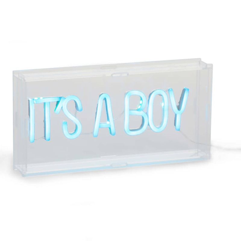 Foto van Childhome neonlichtbak it's a boy blauw