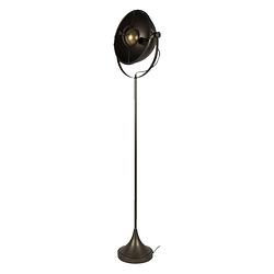 Foto van Clayre & eef vloerlamp 29*37*150 cm koperkleurig ijzer staande lamp staanlamp koperkleurig staande lamp staanlamp