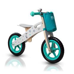 Foto van Kinderkraft houten fietsrunner blue star runner