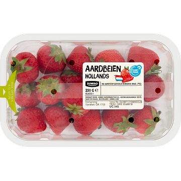 Foto van Jumbo aardbeien hollands 250g