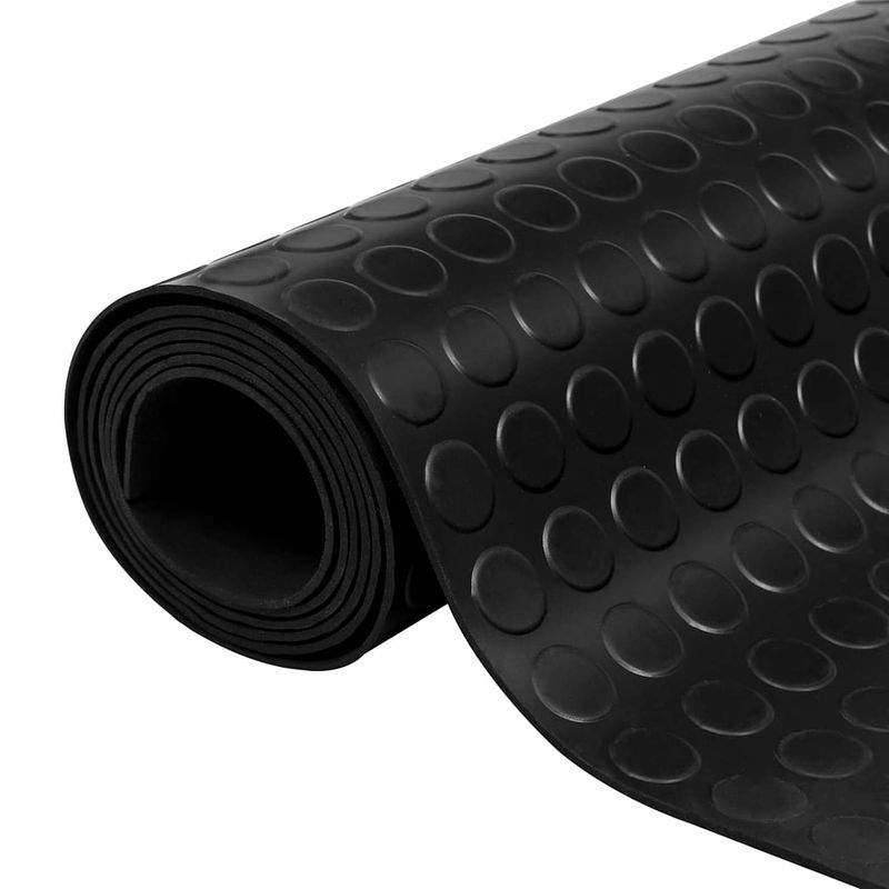 Foto van Vidaxl rubberen anti-slip vloermat 2x1m stippen