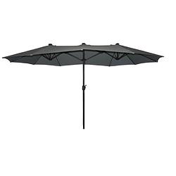 Foto van Sens-line - marbella parasol grijs 270x450 cm - grijs