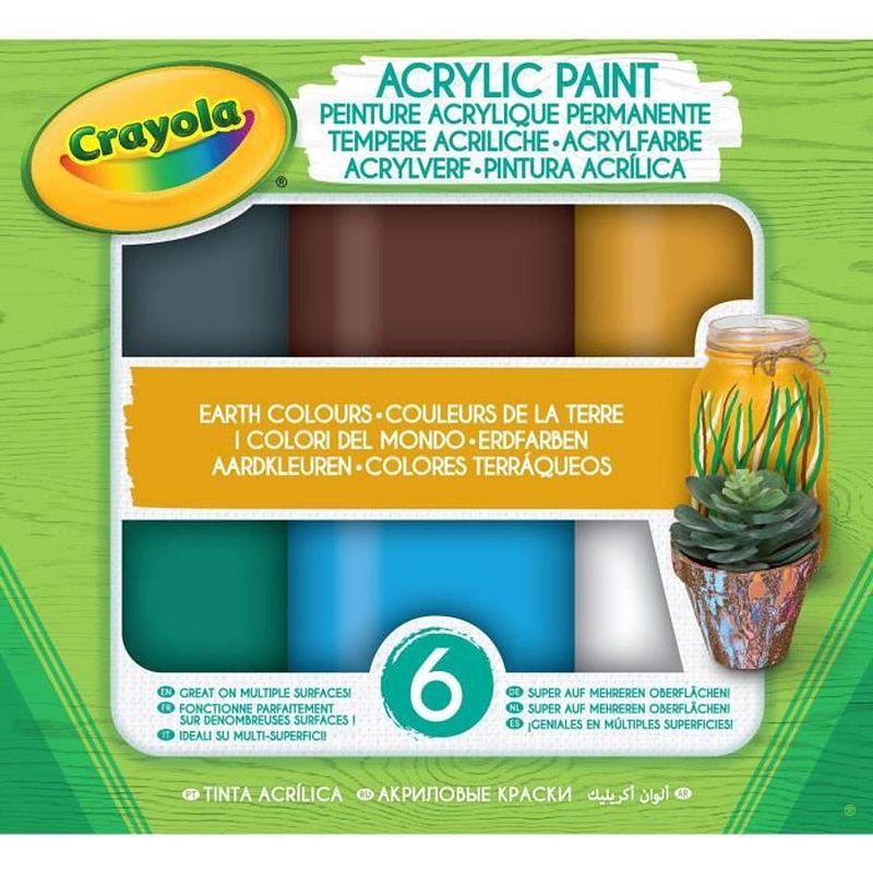Foto van Goliath crayola acrylverf - aardekleuren