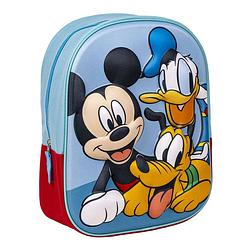 Foto van Schoolrugzak mickey mouse blauw 25 x 31 x 10 cm