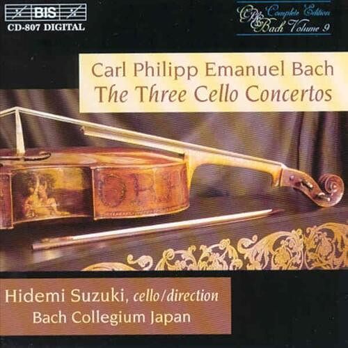 Foto van C.p.e. bach: the three cello concertos - cd (7318590008072)