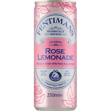 Foto van Fentimans natural rose lemonade blik 250ml bij jumbo