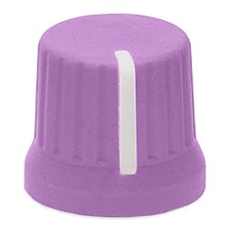 Foto van Dj techtools chroma caps 180 fatty knob purple draaiknop