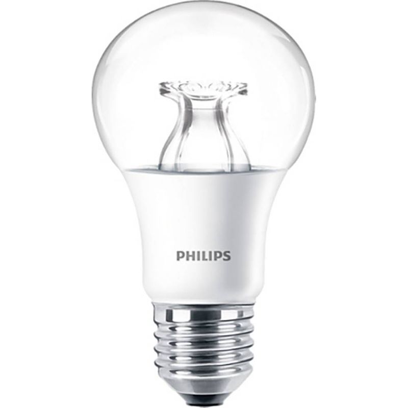 Foto van Philips lighting 30634900 led-lamp energielabel f (a - g) e27 peer 8 w = 60 w warmwit (ø x l) 61 mm x 110 mm 1 stuk(s)