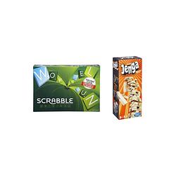 Foto van Spellenbundel - bordspellen - 2 stuks - scrabble original & jenga