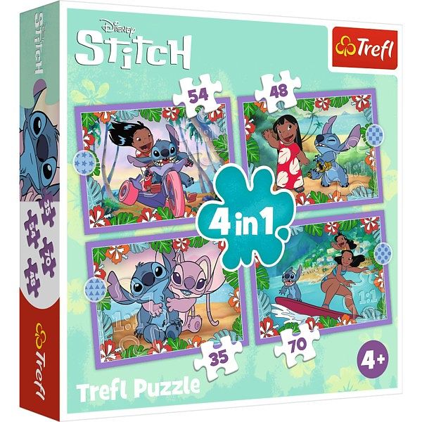 Foto van Trefl puzzel stitch 4 in 1