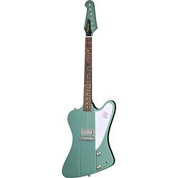 Foto van Epiphone 1963 firebird i inverness green elektrische gitaar met hard case