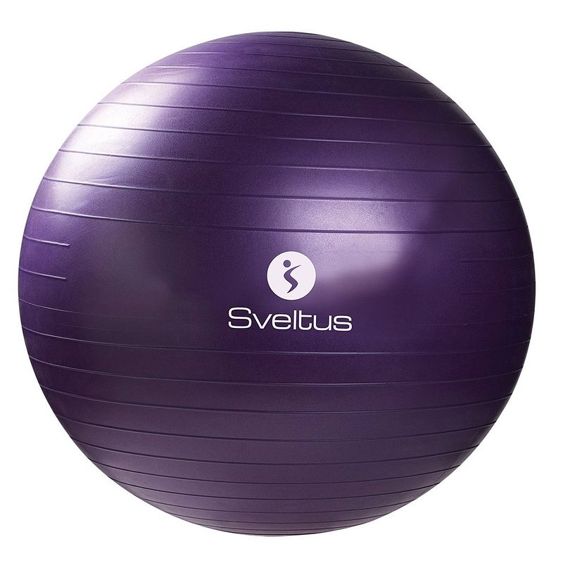 Foto van Sveltus fitnessbal 75 cm paars in doosje