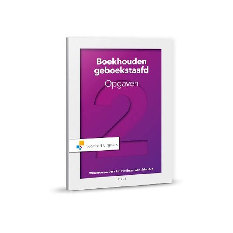 Foto van Boekhouden geboekstaafd / 2 / opgaven