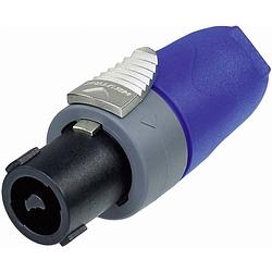 Foto van Neutrik nl2fx luidsprekerconnector stekker, recht aantal polen: 2 zwart, blauw 1 stuk(s)