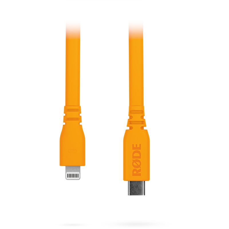 Foto van Rode sc19 orange usb-c - lightning kabel (1.5 m)