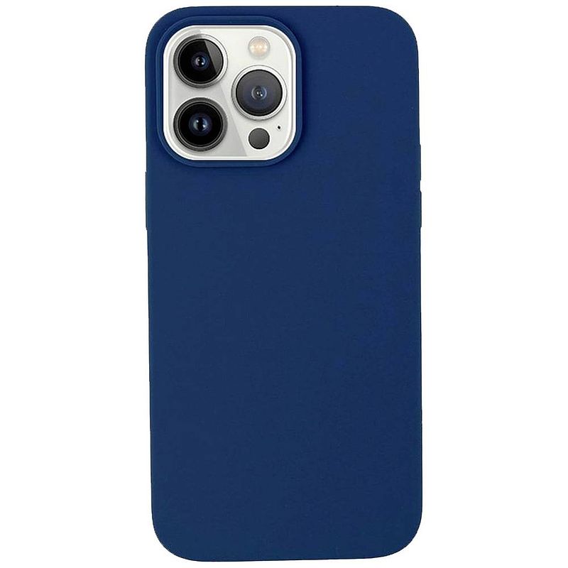 Foto van Jt berlin steglitz silicon case apple iphone 14 pro max blauw