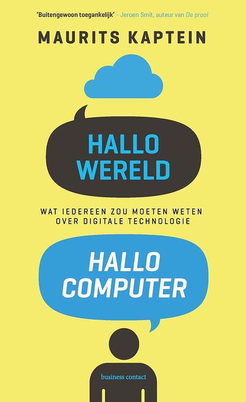 Foto van Hallo wereld, hallo computer - maurits kaptein - ebook (9789047010418)