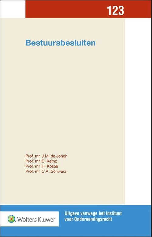 Foto van Bestuursbesluiten - hardcover (9789013163117)