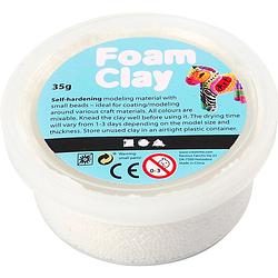 Foto van Packlinq foam clay®. wit. 35 gr/ 1 doosje