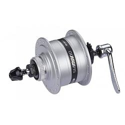 Foto van Shimano naafdynamo 32g disc 6v zilver