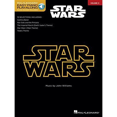 Foto van Hal leonard star wars easy piano play-along songboek met audio-online