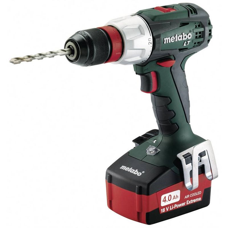 Foto van Metabo bs 18 lt quick 602104500 accu-schroefboormachine 18 v 4 ah li-ion incl. 2 accus, incl. koffer