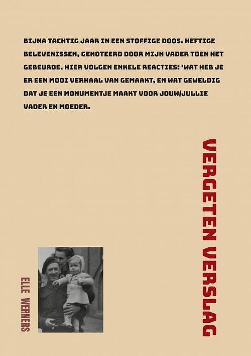 Foto van Vergeten verslag - elle werners - paperback (9789403682693)