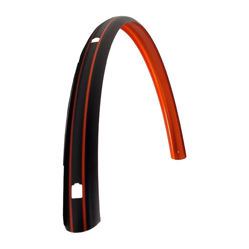 Foto van Sks achterspatbord 28 inch kunststof 46 mm mat zwart / rood