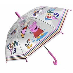 Foto van Peppa pig meisjes paraplu 38 cm transparant