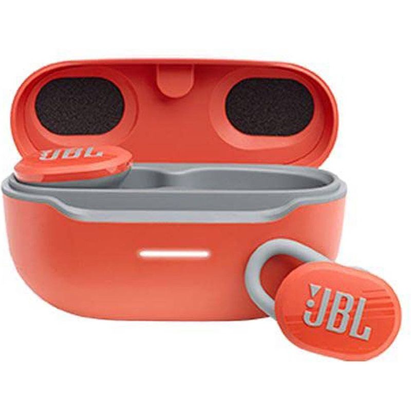 Foto van Jbl endurance race - true wireless sport earbuds - coraal rood