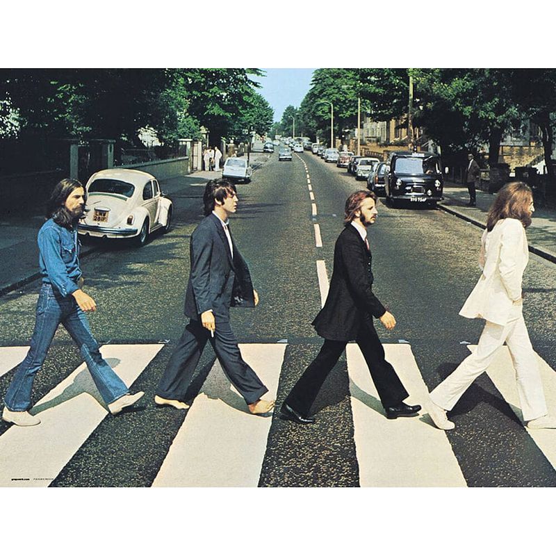 Foto van Grupo erik the beatles abbey road kunstdruk 40x30cm