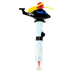 Foto van Toi-toys pen met ventilatie helikopter zwart 14 cm
