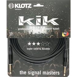 Foto van Klotz kikkg4.5ppsw instrumentkabel 6.35mm jack mono recht - recht 4.5m