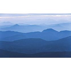 Foto van Komar blue mountain vlies fotobehang 400x250cm 4-banen