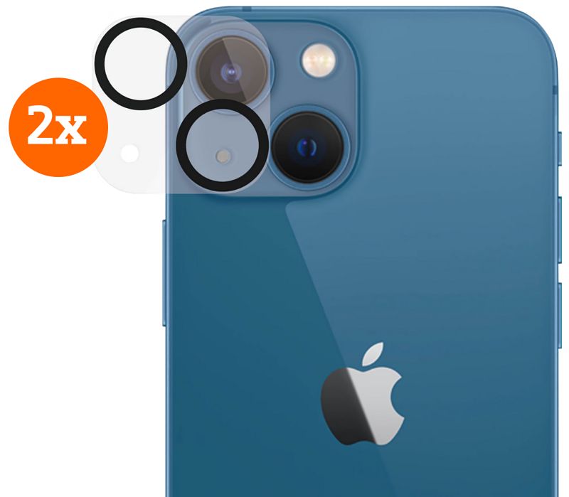 Foto van Panzerglass pictureperfect apple iphone 13 / 13 mini camera protector glas duo pack