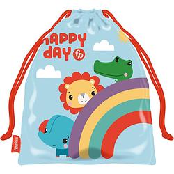 Foto van Fisher-price gymtas happy day junior 26,5 x 21,5 cm polyester