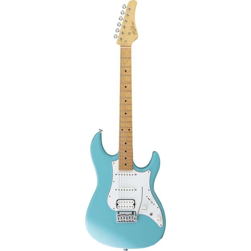 Foto van Fgn guitars j-standard odyssey traditional mint blue elektrische gitaar met gigbag