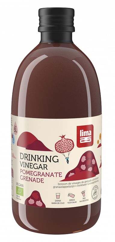 Foto van Lima drinking vinegar pomegranate