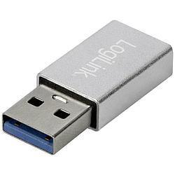 Foto van Logilink usb 3.2 gen 1 (usb 3.0) adapter [1x usb 3.2 gen 1 stekker a (usb 3.0) - 1x usb 3.2 gen 1 bus c (usb 3.0)] au0056