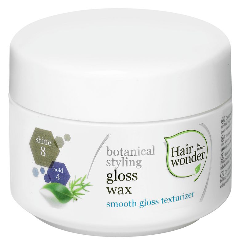 Foto van Hairwonder botanical styling gloss wax 100ml