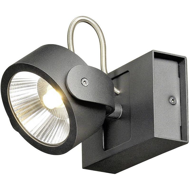 Foto van Slv 1000127 slv led-plafondlamp 17 w zwart