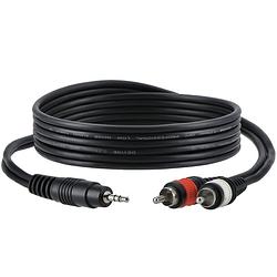 Foto van Devine va7015 jack 3.5 mm stereo - 2x rca male 1.5 m