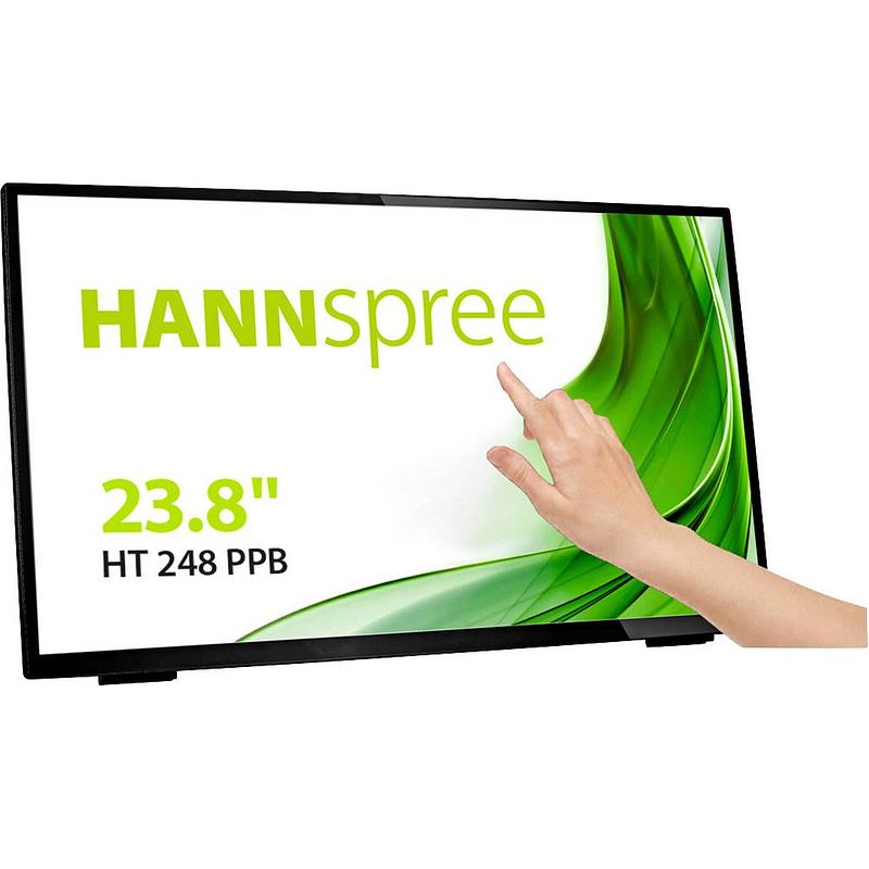 Foto van Hannspree ht248ppb lcd-monitor 60.5 cm (23.8 inch) energielabel d (a - g) 1920 x 1080 pixel full hd 8 ms